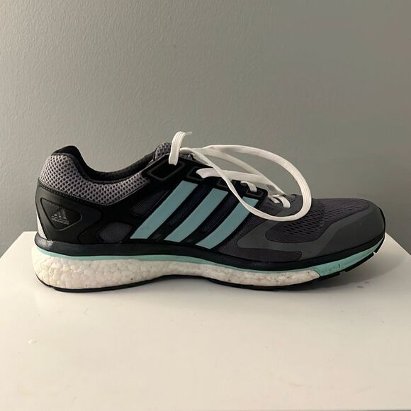 Gray & Blue Adidas Supernova Glide 6 Running Shoe - Picture 7 of 14